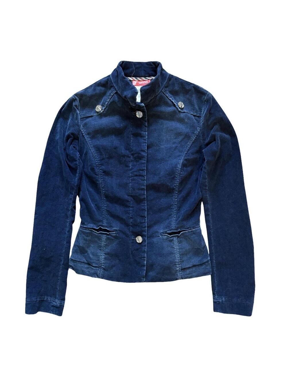 Versace Jeans Couture Ittierre Spa 24/38 Womens Button Coat Jacket Made in Italy